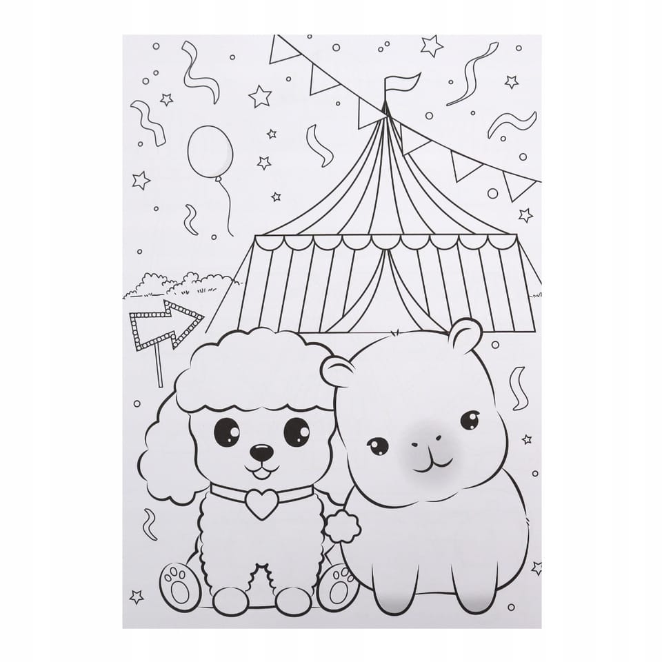 Blok kolorowanka Małego Artysty A4 Kapi Fun 120g/m2 8ark. HA 3812 2030-MAKF HAPPY COLOR