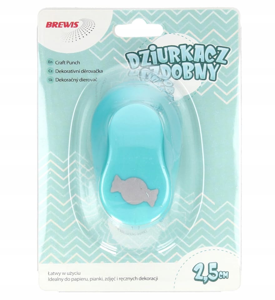Dziurkacz ozdobny 2,5 cm CUKIEREK D25-24 BREWIS