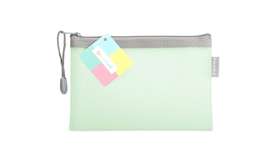 Saszetka na zamek A6 EVA pastel zielony SZP-A6-04 BIURFOL