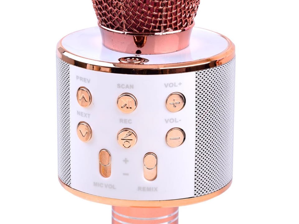 Mikrofon bezprzewodowy karaoke głośnik modulacja głosu bluetooth IN0136