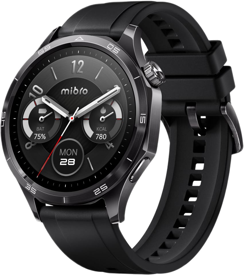 Smartwatch Mibro Watch GT (czarny) (2 paski w zestawie)