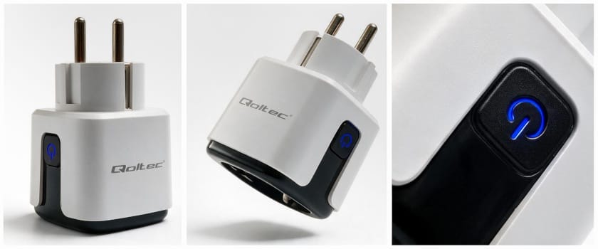Inteligentne gniazdko Qoltec Wi-Fi 16A