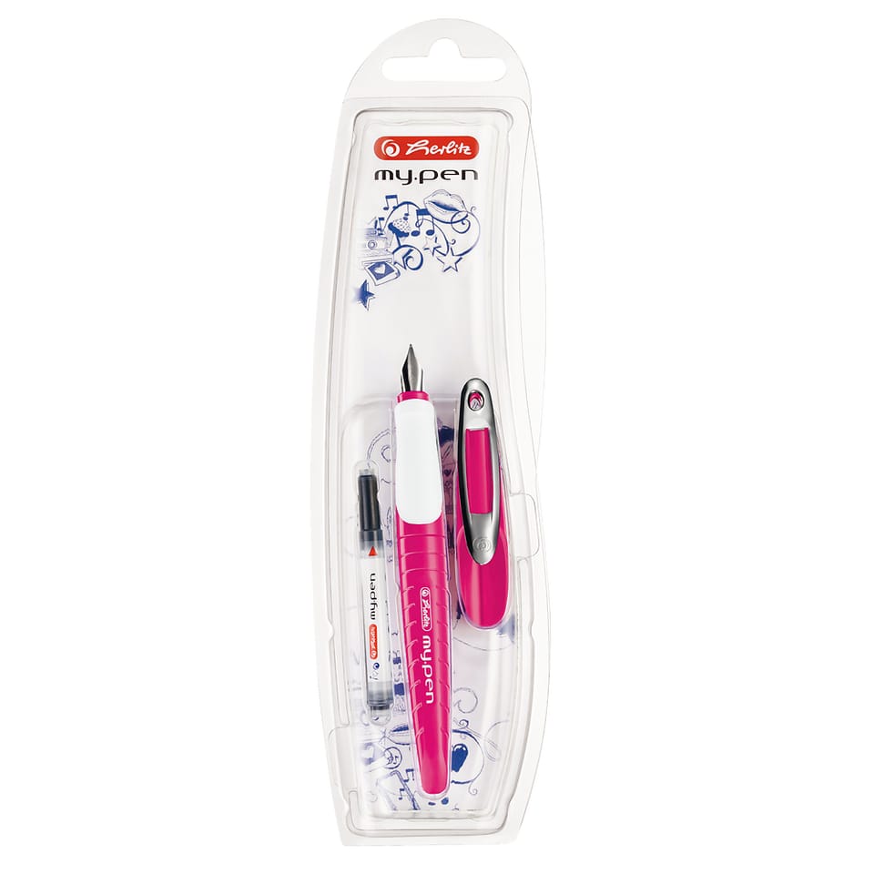 Pióro wieczne MY.PEN różowe dla praworęcznych 300006789 HERLITZ