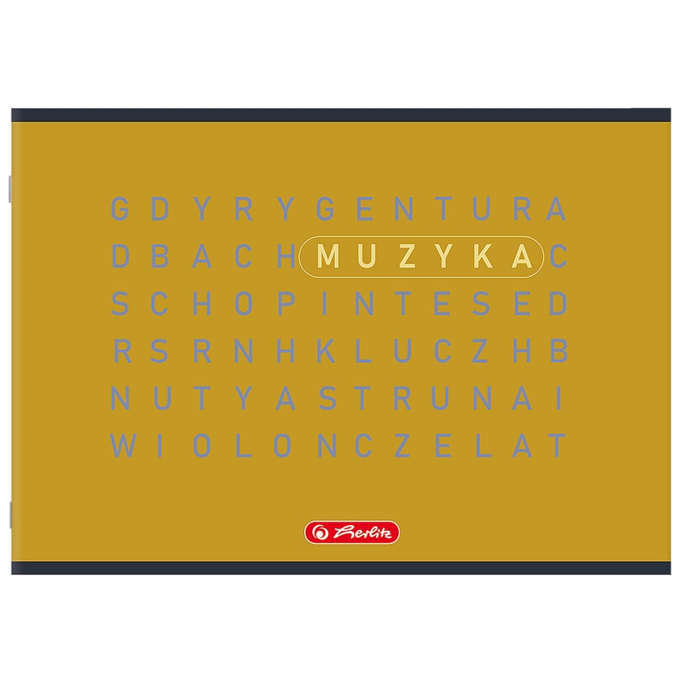 Zeszyt do nut A5 16k pięciolinia MUZYKA 400206336 HERLITZ