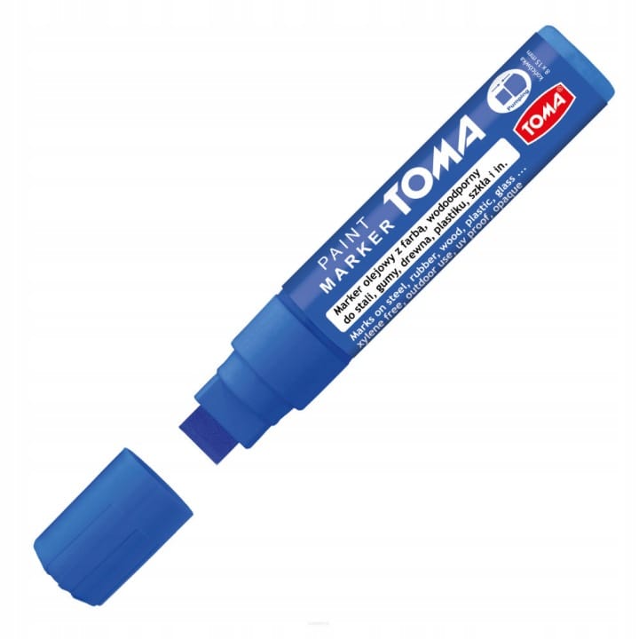 Marker olejowy JUMBO niebieski 15x8mm TO-443 TOMA