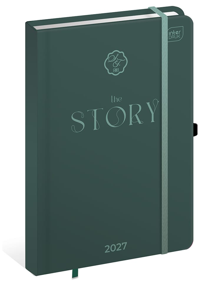 Kalendarz książkowy 2027 A5 192 TO Hybryda Story INTERDRUK