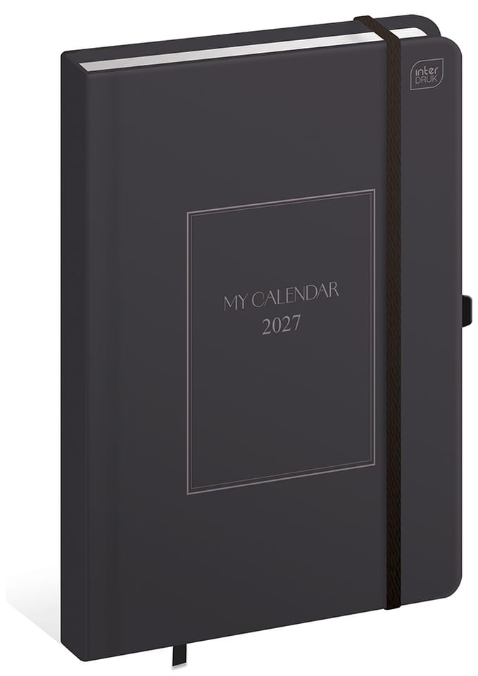 Kalendarz książkowy 2027 B5 192Mat+UV Clarity INTERDRUK