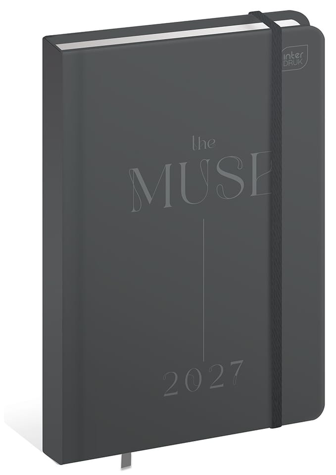 Kalendarz książkowy 2027 B6 192 Mat+UV Muse INTERDRUK