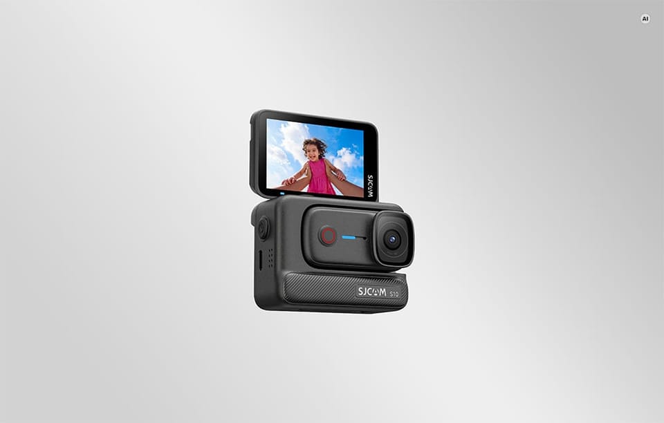 Kamera sportowa SJCAM S10 z odchylanym ekranem podglądowym