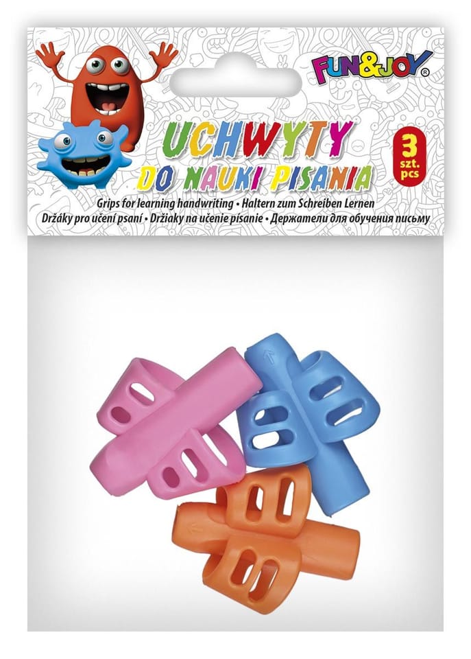 Uchwyt do nauki pisania silikonowy (3 sztuki) 480256 TITANUM