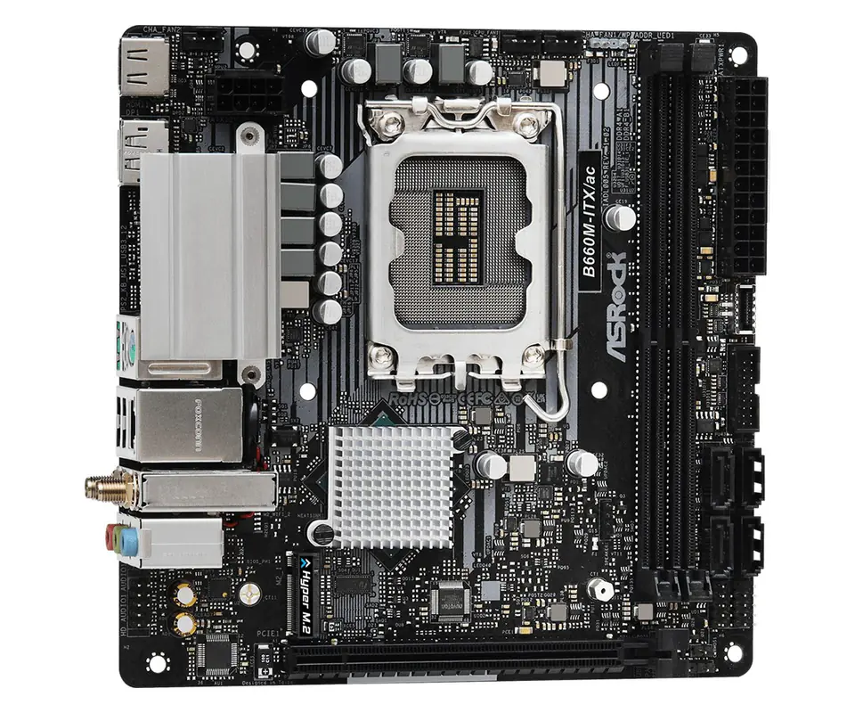 Asrock B660M-ITX/ac Intel B660 LGA 1700 mini ITX | Wasserman.eu