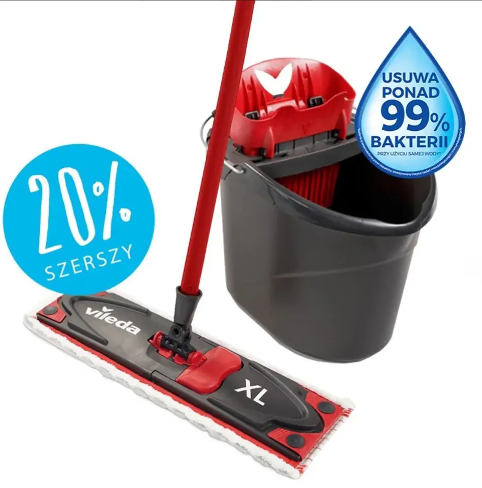 VIleda flat mop ver. XL wider 42cm Box Set 160932