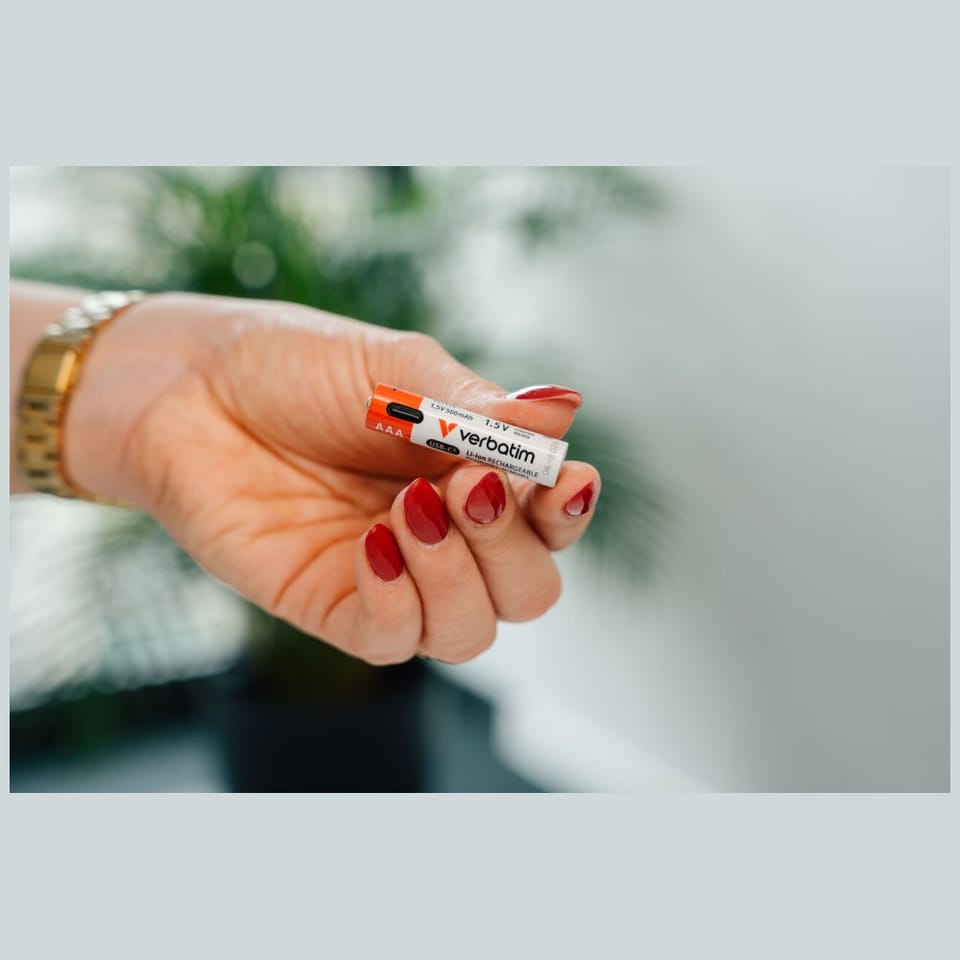 Akumulatory AAA USB-C Verbatim 4szt      30250