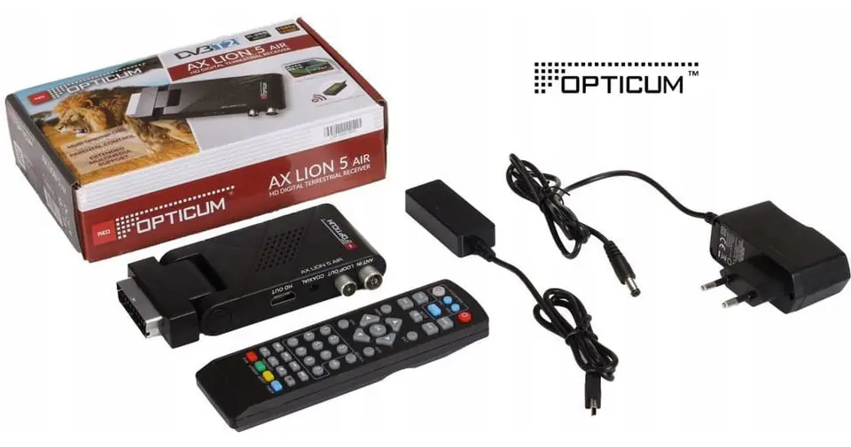 Opticum AX Lion 5 Air - Receptor Dongle TDT-HD - Euroconector