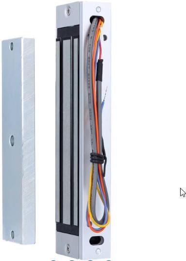 Zwora elektromagnetyczna powierzchniowa Wąska 180kg monitorowana CDVI V1SR