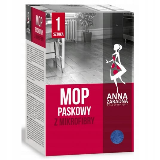 Mop paskowy z mikrofibry PB-5543 ANNA ZARADNA