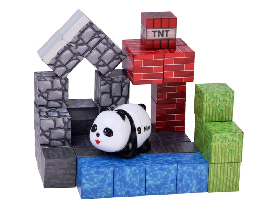 Klocki magnetyczne PANDA - konstrukcyjne sześciany i piksele ZA6604 pol_pl_Klocki-magnetyczne-ZA6604-23987_2