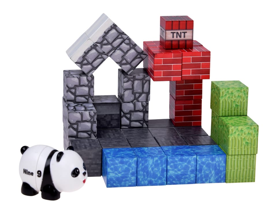 Klocki magnetyczne PANDA - konstrukcyjne sześciany i piksele ZA6604 pol_pl_Klocki-magnetyczne-ZA6604-23987_6
