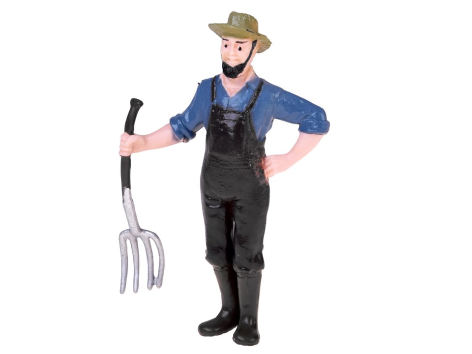 Zestaw farmer i ptaki - kura, kogut, gęś ZA6404 D pol_pl_Figurki-kury-23859_6