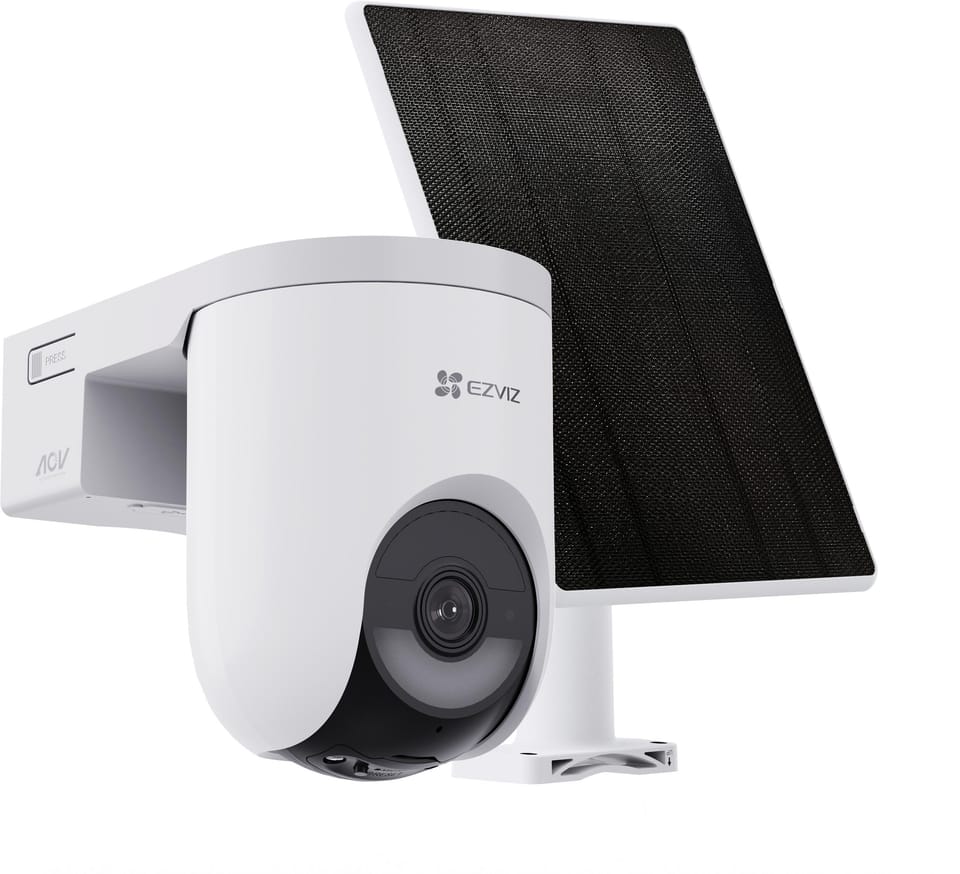 Kamera IP Ezviz HB8 Lite Kit bateryjna PT Wi-Fi 4MP z panelem słonecznym 5W