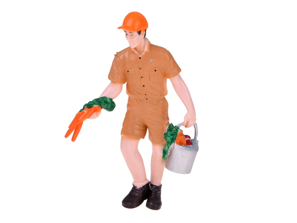 SERIA ZWIERZĘTA FARMA Zestaw ptaki i farmer - kura, kogut, gęś ZA6404 A pol_pl_Figurki-kury-23856_3
