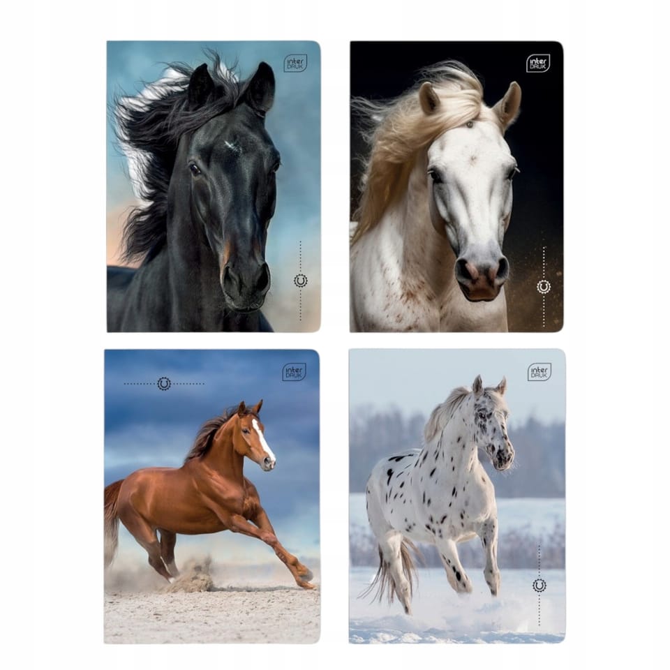 Zeszyt A5 16k linia 70g UV Wild Horses INTERDRUK