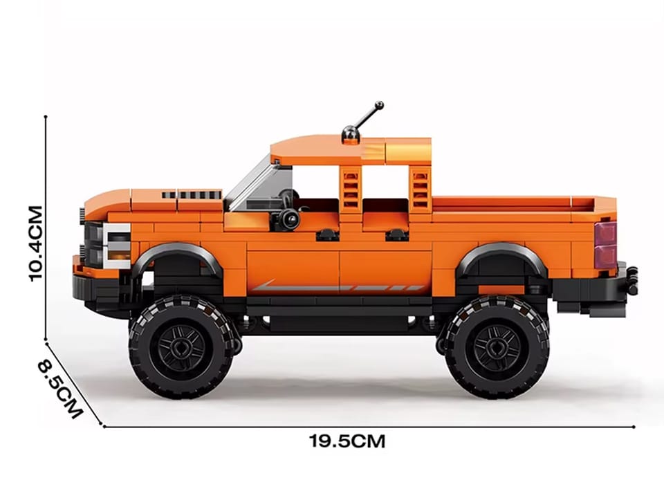 Klocki konstrukcyjne samochód terenowy Pickup pomarańczowy 423ele ZA6434 pol_pl_Klocki-konstrukcyjne-samochod-terenowy-Pickup-pomaranczowy-423ele-ZA6434-23890_7