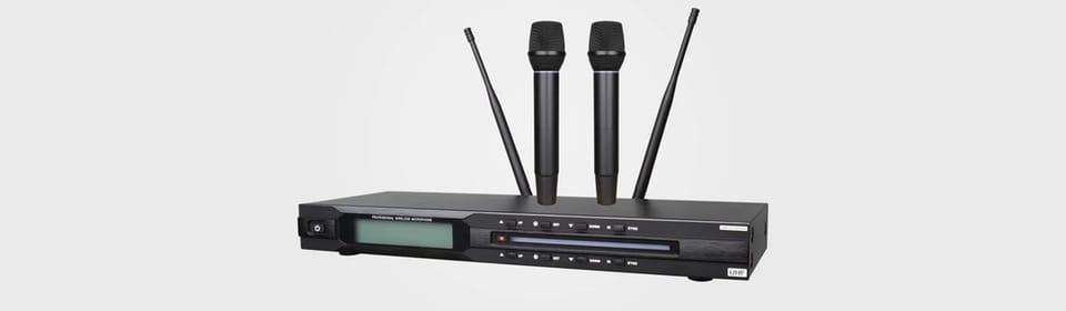 Zestaw mikrofon&oacute;w bezprzewodowych Nexal Dual-Channel Wireless Microphone System