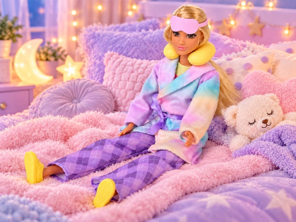 Anlily Lala na nocowankę - w piżamie, szlafroku z przytulanką ZA6224 pol_pl_Anlily-Lala-na-nocowanke-w-pizamie-szlafroku-z-przytulanka-ZA6224-23748_11