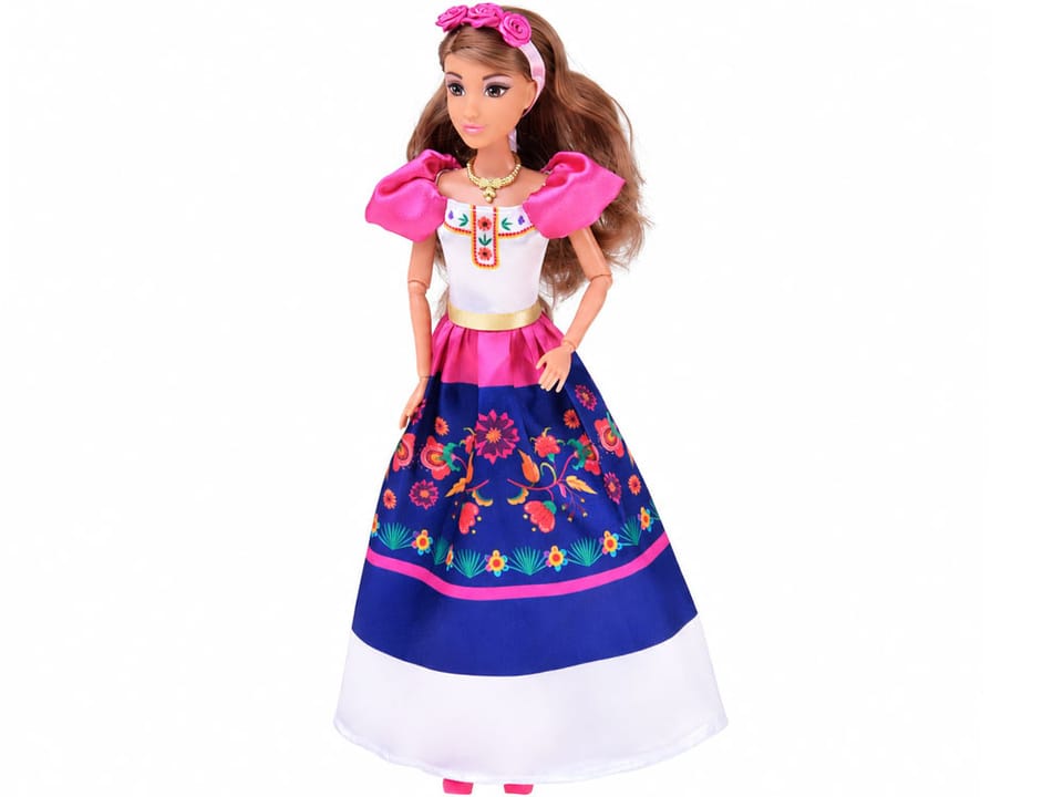 Anlily Lalka w barwnej stylizacji folklorystycznej z opaską w róże ZA6223 pol_pl_Anlily-Lalka-w-barwnej-stylizacji-folklorystycznej-z-opaska-w-roze-ZA6223-23747_3