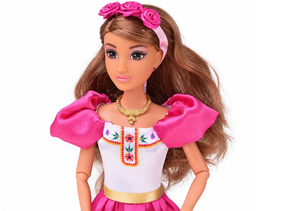 Anlily Lalka w barwnej stylizacji folklorystycznej z opaską w róże ZA6223 pol_pl_Anlily-Lalka-w-barwnej-stylizacji-folklorystycznej-z-opaska-w-roze-ZA6223-23747_5