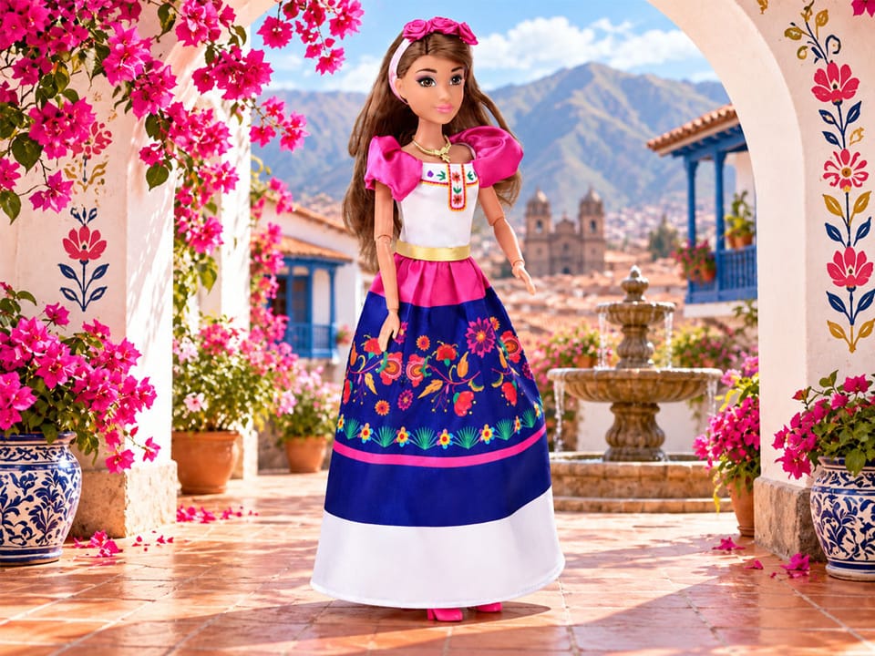 Anlily Lalka w barwnej stylizacji folklorystycznej z opaską w róże ZA6223 pol_pl_Anlily-Lalka-w-barwnej-stylizacji-folklorystycznej-z-opaska-w-roze-ZA6223-23747_11