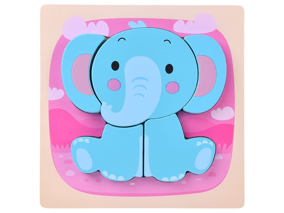 Drewniane puzzle - zestaw 4 układanek panda, słoń, kura, tygrys ZA6259 pol_pl_Drewniane-puzzle-zestaw-4-ukladanek-panda-slon-kura-tygrys-ZA6259-23804_8