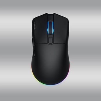 Mysz dla graczy bezprzewodowa Hator Pulsar 4 Wireless czarna