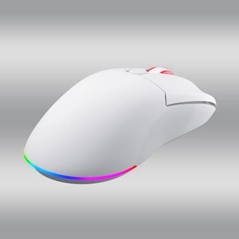 Mysz dla graczy bezprzewodowa Hator Pulsar 4 Wireless biała