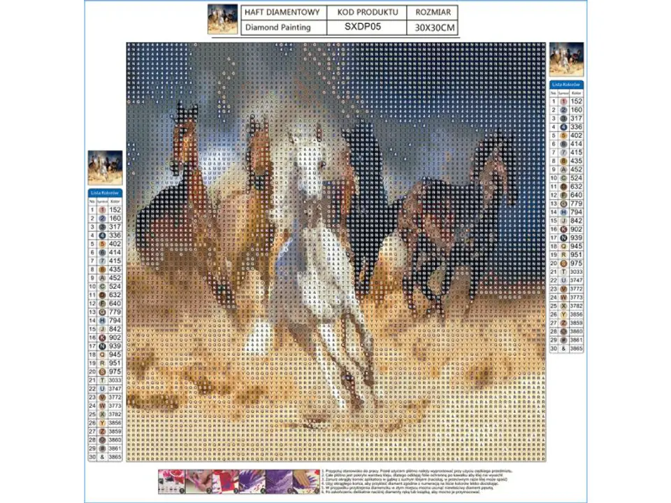 Horses By The Seaside Diamond Painting Art - Relaxing and Calming