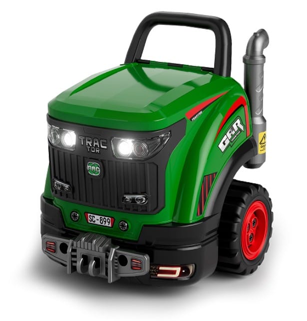 Zestaw Mechanika TRAKTOR Ciągnik Silnik Do Rozkręcania Warsztat Ciężarówka Efekt Światła Dźwięku Dymu