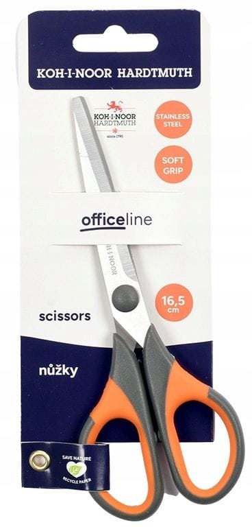 Nożyczki 16,5cm SOFT GRIP na blistrze 9978001018BL KOH-I-NOOR