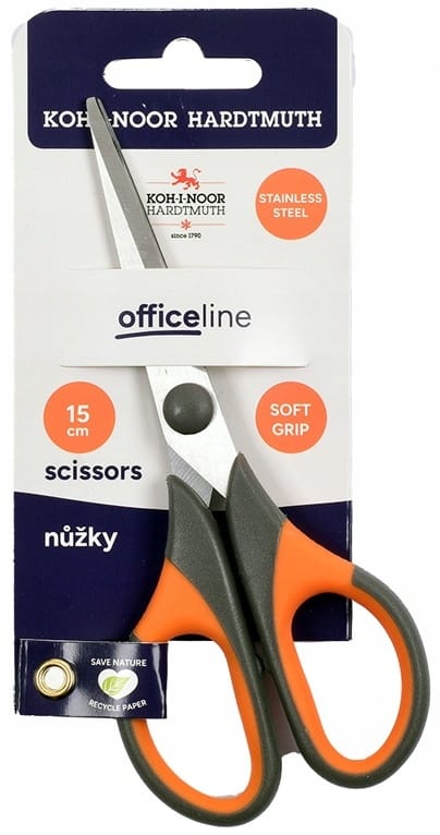 Nożyczki 15cm SOFT GRIP na blistrze 9978001017BL KOH-I-NOOR