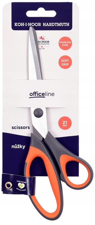 Nożyczki 21cm SOFT GRIP na blistrze 9978001021BL KOH-I-NOOR