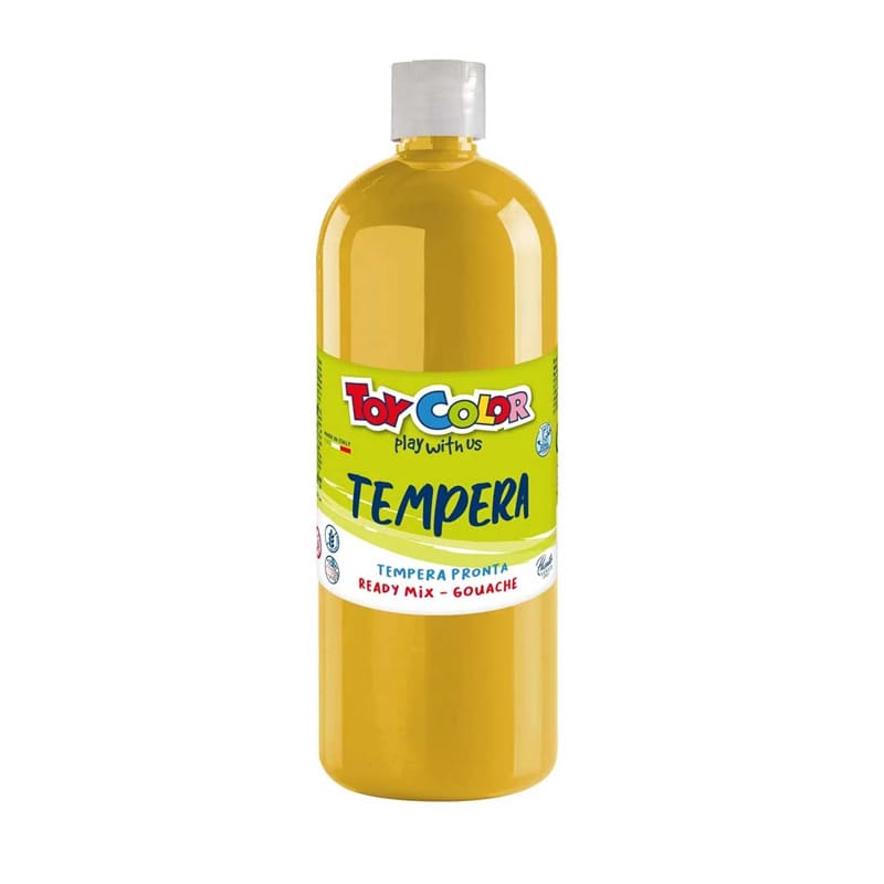 Farba TEMPERA 1000ml light yellow 0554/02 TOY COLOR
