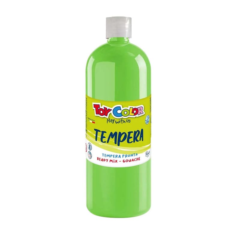 Farba TEMPERA 1000ml light green 0554/11 TOY COLOR