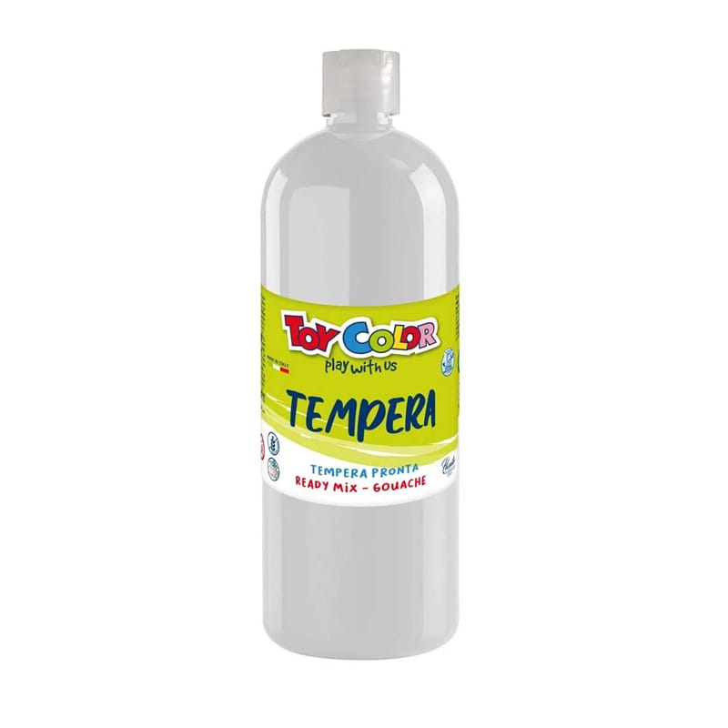Farba TEMPERA 1000ml white 0554/01 TOY COLOR