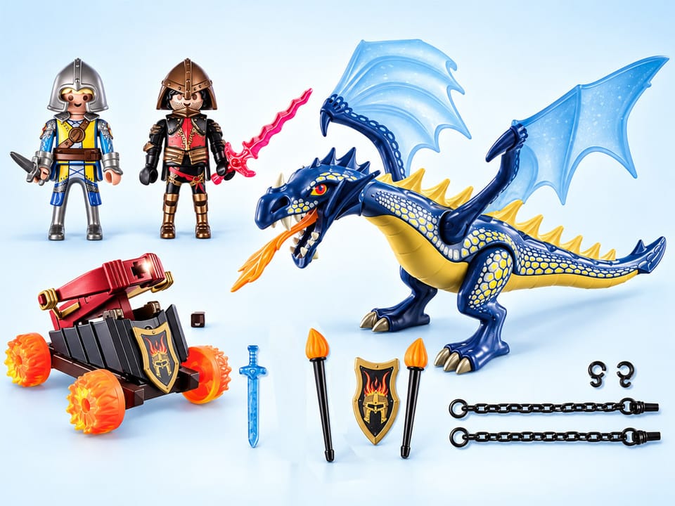 Playmobil Klocki 39-ele Novelmore Smok z rycerzami + wyrzutnia ZA6738 pol_pl_Playmobil-Klocki-39-ele-Novelmore-Smok-z-rycerzami-wyrzutnia-ZA6738-24748_4