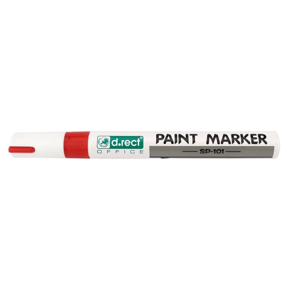 Marker D.RECT SP-101 olejowy czerwony 206003