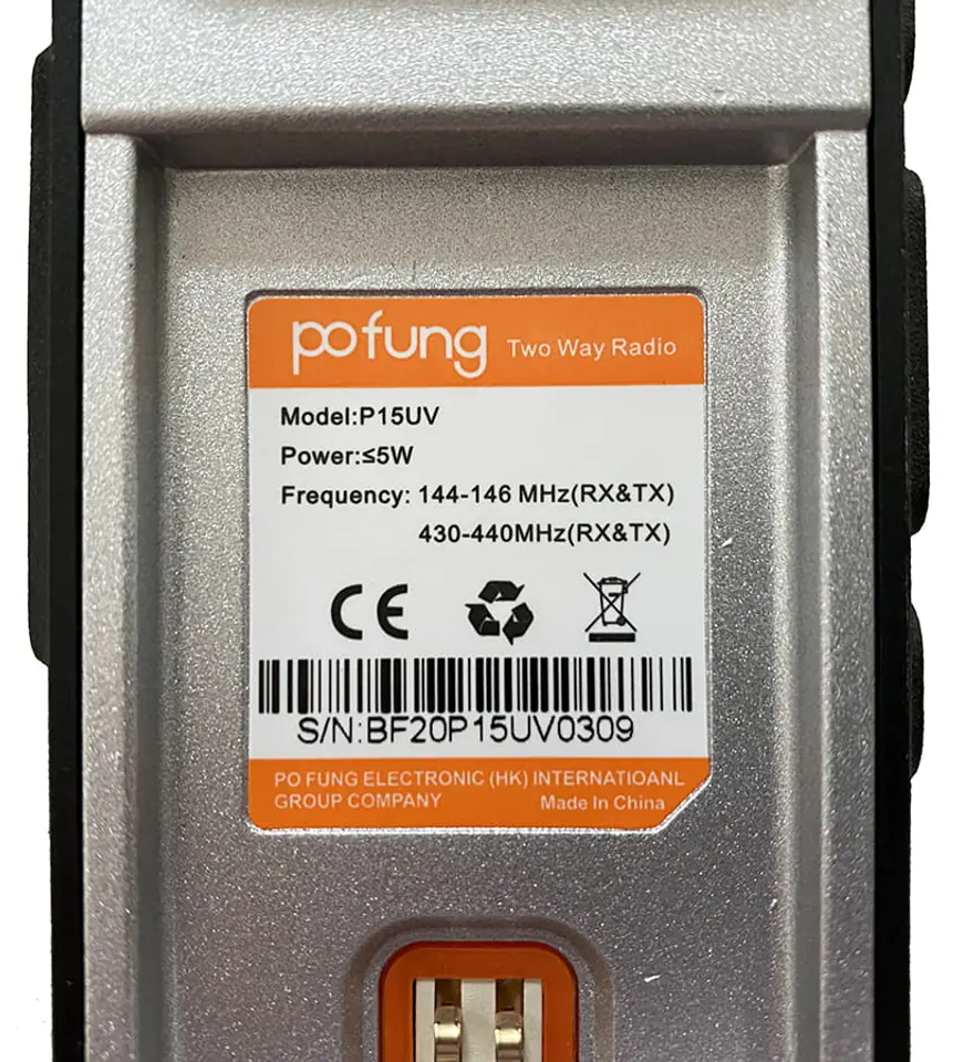 Radiotelefon Pofung P-15UV dualband