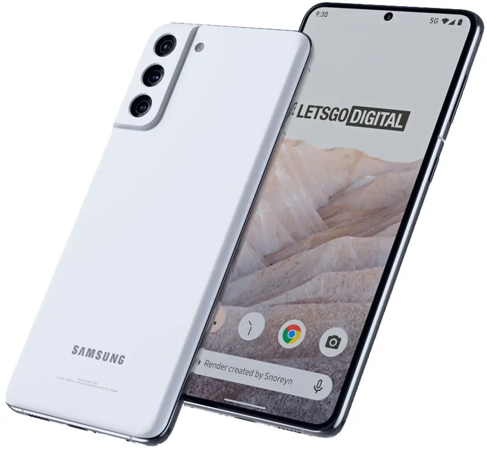 Samsung Galaxy S21 FE white