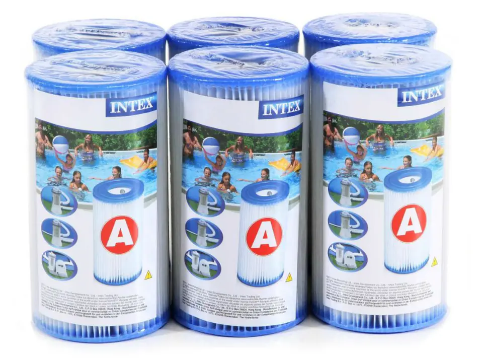 Filter filters type A - for pool pump intex 29000 - 6 pieces