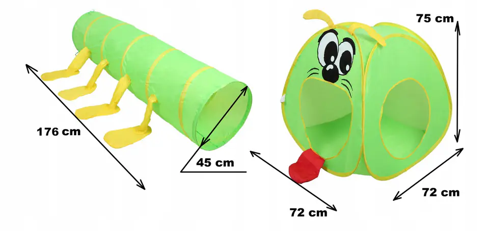 Centipede tent set 2in1 IPLAY
