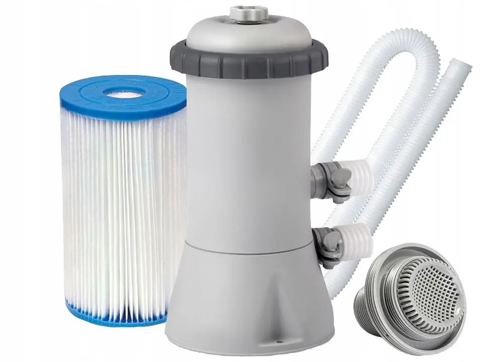 Intex | Cartridge Filter Pump | Grey